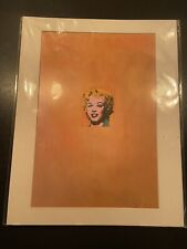 Used, Andy Warhol Gold Marilyn Monroe, 8x12 Matted Rolled Canvas Home Decor Wall Print for sale  Shipping to South Africa