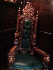 Elegant throne chair for sale  REDDITCH