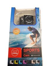 Câmera Sports Cam 1080P Full HD 2" tela impermeável 30M caixa aberta comprar usado  Enviando para Brazil