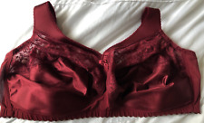 Glamorise 0698 Women's MagicLift Lace Support Classic Bra. Burgundy. 38J UK, used for sale  Shipping to South Africa