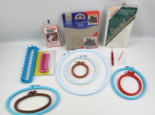 Lot embroidery hoops for sale  Greenfield