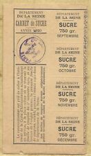 Sugar rationing ticket d'occasion  Expédié en Belgium