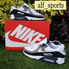 Used, ❤ BNWB & Genuine Nike ® Air Max 90 Trainers in Pewter, White & Black UK Size 7 for sale  Shipping to South Africa
