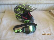 Capacete Arai VX-Pro 4 Max-77 Design Motocross MX ATV com óculos 100% tamanho P preto comprar usado  Enviando para Brazil