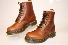 Dr. Martens Warm Lined 1460 Serena Womens Size 9 41 Tan Leather Lace Ankle Boots for sale  Shipping to South Africa