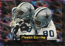 1993 Pro Set actualización de energía Michael Irvin/Alvin Harper Power Combo Prisma #PC4 segunda mano  Embacar hacia Argentina