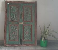 Old classic wooden window with mirror antique wall hanging frame heavy jharokha  for sale  Shipping to South Africa