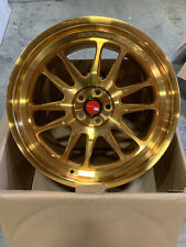 Uma roda frontal usinada a ouro 18x9,5 +30 Aodhan AH07 5x100 (usada) comprar usado  Enviando para Brazil