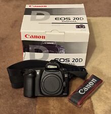Used, Canon EOS 20D 8.2 MP Digital SLR Camera Body Only w/ Box And New Strap for sale  Shipping to South Africa