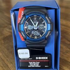 Relógio masculino solar CASIO G-Shock resistente azul - GAS100B-1A2 MSRP: US$ 160 comprar usado  Enviando para Brazil