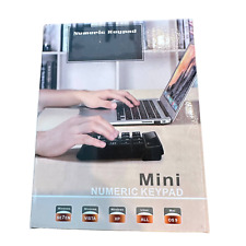 Mini teclado numérico sem fio preto portátil comprar usado  Enviando para Brazil