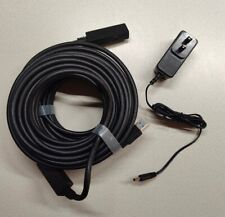 USB 3.0 Active Extension Cable 50 FT Male to Female w/ Boosters  & Power Adapter for sale  Shipping to South Africa