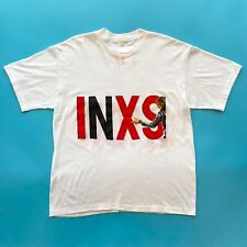 Camiseta de colección 1988 INXS Kick World Tour talla XL puntada única segunda mano  Embacar hacia Argentina