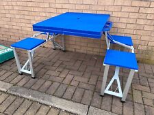 Used, Vintage 1990s Boxed Folding Picnic Bench Table Chairs - Caravan Camping 4 Seats for sale  Shipping to South Africa