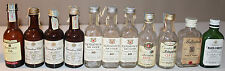 Whisky 11x Mini Frascos De Vidro Vazio Canadian Club wisers Preto Branco Schenley, usado comprar usado  Enviando para Brazil