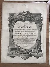 Feuilles terpsichore journal d'occasion  Bordeaux-