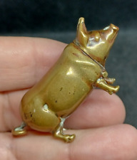 Antique brass pig for sale  SWINDON