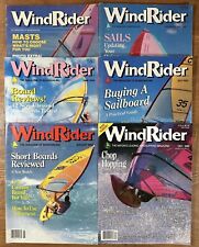 Vintage Lot (6) 1984-1986 Wind Rider Magazine Windsurfing Sailboard Surfing, used for sale  Shipping to South Africa