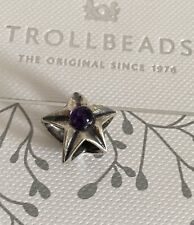 Trollbeads stella ametista usato  Italia