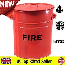 Red fire bucket for sale  Shipping to Ireland