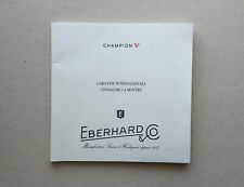 Eberhard guarantee warranty usato  Corropoli