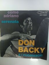Vinile lp disco musica canzone - Don Backy. Come Adriano. usato  Catania