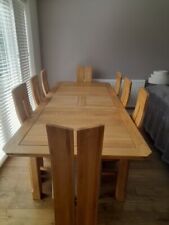 Solid oak dining for sale  KIDDERMINSTER