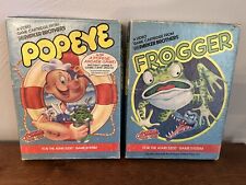 POPEYE & FROGGER Atari 5200 1983 con cajas cartuchos de juego Parker Bros sin probar segunda mano  Embacar hacia Argentina