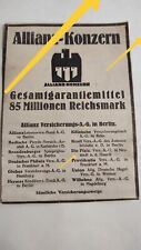 Rig 1926 allianz gebraucht kaufen  Geldern