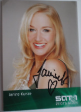 Janine kunze autogrammkarte gebraucht kaufen  Schwanebeck