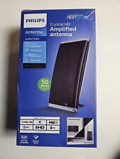 Antena de TV amplificada interna Philips Crystal HD com cabo coaxial de 6' – Preta  comprar usado  Enviando para Brazil