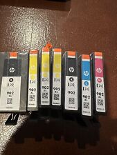Nuevos cartuchos de tinta originales HP 902XL color y negro segunda mano  Embacar hacia Argentina