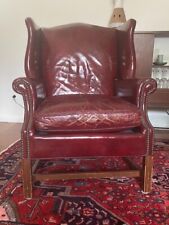 Wingback leather arm for sale  Melbourne