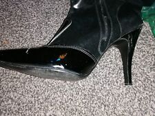 leather stiletto boots for sale  ROSSENDALE