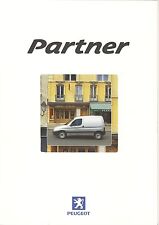 Peugeot Partner Van 2001 catalogue brochure tcheque Czech rare na sprzedaż  PL