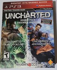 Paquete doble Uncharted (Sony PlayStation 3, 2011) PS3 completo en caja con todos los manuales segunda mano  Embacar hacia Argentina