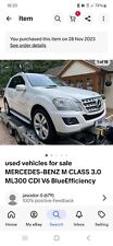 Mercedes ml350 2010 for sale  PORTH