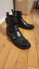 Used, Blondo Black Leather Waterproof Moto Buckle Ankle Boots US Womens 9 for sale  Shipping to South Africa