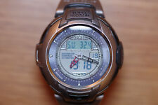 CASIO PRO TREK TITAN VINTAGE PRG 60 T, Solar Watch, TRIPLE SENSOR comprar usado  Enviando para Brazil