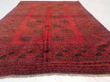 Distressed Hand Knotted Vintage Felpah Bokhara Turkmen Wool Area Rug 291x202cm for sale  Shipping to South Africa