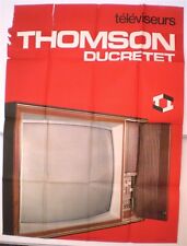 Tv-Geräte Thomson Ducretet - Original Poster - Plakat - CIRCA1970, käytetty myynnissä  Leverans till Finland