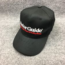 Vintage Motorguide Hat Cap Snap Back Mens Black Trolling Motors Fishing for sale  Shipping to South Africa