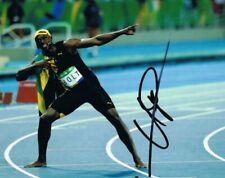 Signed usain bolt for sale  Shipping to Ireland