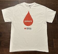 Camiseta Feminina Branca Doação de Gota de Sangue Cruz Vermelha Americana - Tamanho Grande comprar usado  Enviando para Brazil