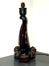 Lampe ceramique noir d'occasion  Juan-les-Pins