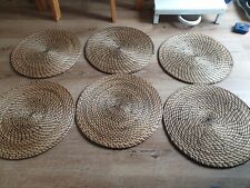 Set straw placemats for sale  DRIFFIELD