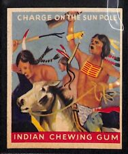 1947 Goudey Indian Gum Set-Break #163 Charge On The Sun Pole - EX, used for sale  Shipping to South Africa