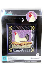 Zweigart Artiste Chicken Hen Une Poule Counted Cross Stitch Kit 1576701 for sale  Shipping to South Africa