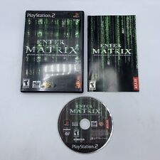 Enter the Matrix (Sony PlayStation 2 PS2, 2003) Black Label completo con manual segunda mano  Embacar hacia Argentina