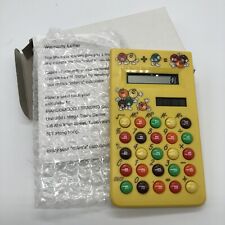 Calculadora portátil movida a energia solar amarela M&M's vintage 1993 item de colecionador vintage, usado comprar usado  Enviando para Brazil